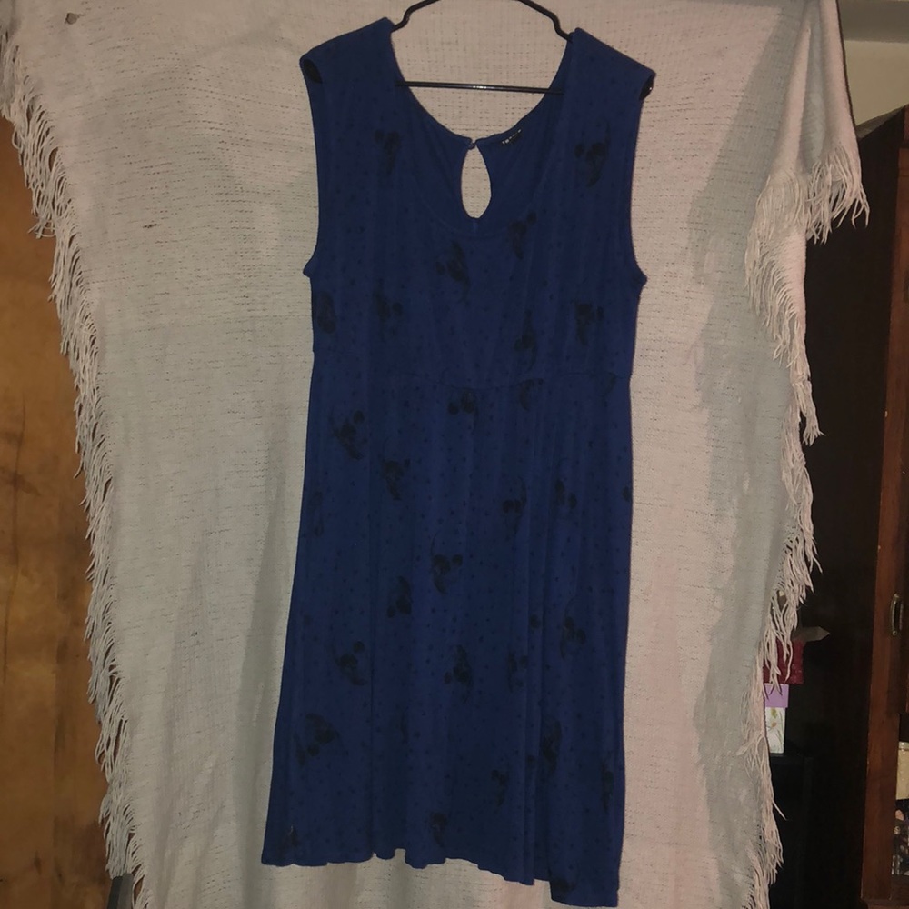 Blue dress